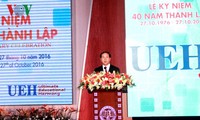 Trần Đại Quang au 40ème anniversaire de l’Ecole d’Economie de HCMV