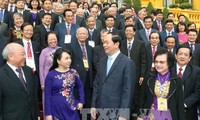 Tran Dai Quang rencontre des cadres exemplaires du secteur de la santé préventive