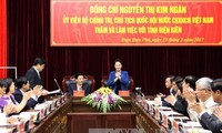 Nguyen Thi Kim Ngan en déplacement à Dien Bien