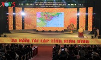 Le Président Tran Dai Quang au 25ème anniversaire de la refondation de Ninh Binh