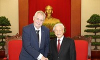  Nguyen Phu Trong rencontre Milos Zeman