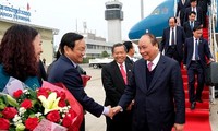 Le Premier ministre Nguyen Xuan Phuc est arrivé au Laos