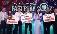 Football : remise du prix Fair Play 2017 