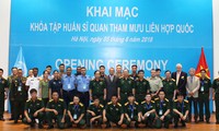 Formation d’officiers d’état-major pour l’ONU au Vietnam