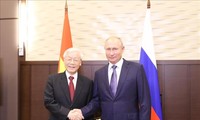 Entretien Nguyên Phu Trong-Vladimir Poutine