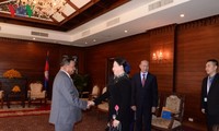 Nguyên Thi Kim Ngân rencontre les dirigeants du Parlement cambodgien