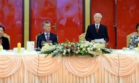 Banquet en l’honneur du couple présidentiel argentin