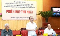 Ban chỉ đạo xây dựng Đề án lấy phiếu tín nhiệm họp phiên thứ nhất