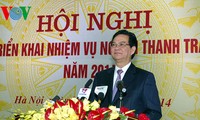 Tăng cường công tác thanh tra phòng chống tham nhũng lãng phí trong năm 2014