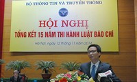 Hội nghị tổng kết 15 năm thực hiện Luật báo chí