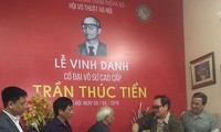 Lễ vinh danh cố đại võ sư Trần Thúc Tiển