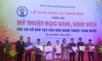 Khai mạc và trao giải Triển lãm Mỹ thuật học sinh, sinh viên