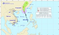 Bão số 1 gây gió giật mạnh trên quần đảo Trường Sa