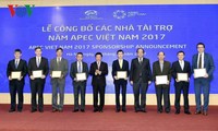 Công bố các nhà tài trợ cho năm APEC Việt Nam 2017