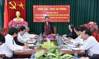 Phó Chủ tịch Thường trực Quốc hội Tòng Thị Phóng làm việc với thành phố Sơn La
