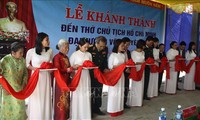 Khánh thành Đền thờ Chủ tịch Hồ Chí Minh và Đại tướng Võ Nguyên Giáp