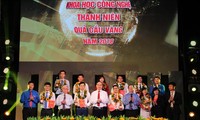 Trao giải thưởng khoa học công nghệ thanh niên Quả Cầu Vàng năm 2018