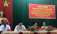 Chủ tịch Quốc hội Nguyễn Thị Kim Ngân thăm, chúc Tết tại Bến Tre