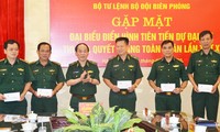 Gặp mặt các đại biểu Bộ đội Biên phòng dự Đại hội Thi đua Quyết thắng toàn quân lần thứ X