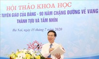 Hội thảo “Công tác Tuyên giáo của Đảng-90 năm chặng đường vẻ vang: Thành tựu và Tầm nhìn”