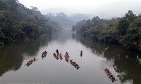 Tuyên Quang: Ra mắt sản phẩm du lịch trải nghiệm "Bơi mảng - Hát Then trên hồ Nà Nưa”