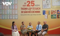 Kỷ niệm 25 năm thành lập Tủ sách Di sản Hồ Chí Minh 