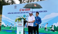 Lễ ra quân hưởng ứng Chiến dịch làm cho thế giới sạch hơn năm 2024