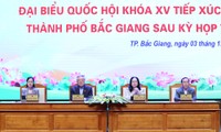 Hoạt động tiếp xúc cử tri tại các địa phương 