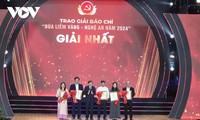 Đài Tiếng nói Việt Nam đoạt giải A - Giải báo chí Búa Liềm vàng Nghệ An 2024