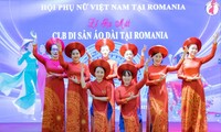 Ra mắt Câu lạc bộ Di sản Áo dài Việt Nam tại Rumani