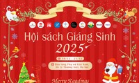 Hội sách Giáng sinh 2025 sắp diễn ra tại Hà Nội