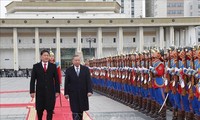 พิธีต้อนรับเลขาธิการใหญ่พรรค ประธานประเทศ โตเลิม ณ ประเทศมองโกเลีย