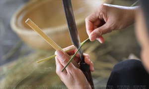 Aldea de tejido de bambú y ratán Bao La apuesta por el desarrollo sostenible