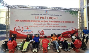 꽝닌성, 2026년 24,000 혈액 단위 확보 목표