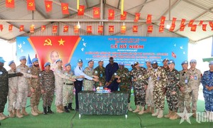 아비에이에서 베트남 인민군 창건 81주년 기념식 개최