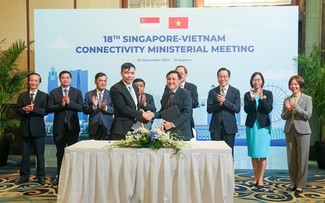 Konferensi Menteri ke-18 Vietnam-Singapura Perluas Kerja Sama di Bidang Energi Bersih