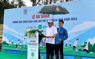 Acara Pemberangkatan Pasukan untuk Sambut Kampanye Pembersihan Dunia Tahun 2024