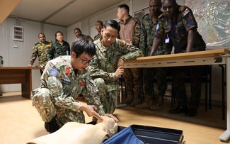 Vietnam reafirma su papel clave en atención médica en misión de paz de la ONU