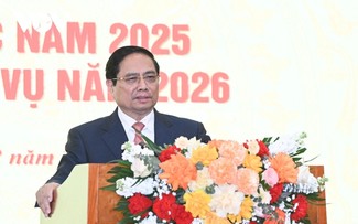 El Primer Ministro en la Conferencia de Balance 2025 del Ministerio de Construcción