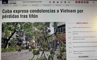 Cuba y Venezuela expresan condolencias a Vietnam por pérdidas causadas por tifón Yagi