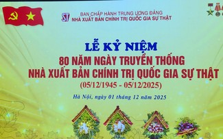 Nhà xuất bản Chính trị Quốc gia Sự thật tổ chức Lễ kỷ niệm 80 năm Ngày truyền thống (05/12/1945 - 05/12/2025) 