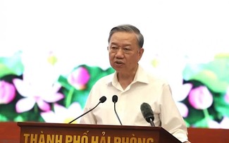 KPV-Generalsekretär To Lam zu Gast in der Hafenstadt Hai Phong