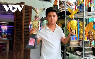 Tran Huu Vinh gründet seine Existenz mit der Zucht von Ziervögeln