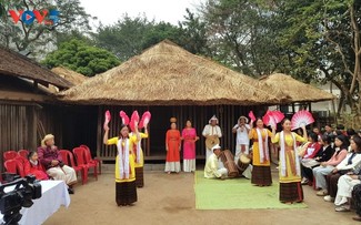 Das traditionelle Haus nach dem Matriarchat der Volksgruppe der Cham