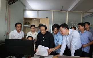 Regierungsinspektion überprüft die Bekämpfung der IUU-Fischerei in Ho-Chi-Minh-Stadt