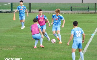 U23-Fußballnationalmannschaft Vietnams versammelt sich zur Vorbereitung auf die U23-Asienmeisterschaft