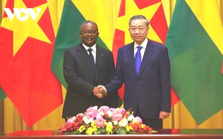 Sekjen, Presiden Vietnam, To Lam Pimpin Resepsi Khidmat kepada Presiden Guinea-Bissau 