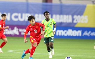 Das vietnamesische U16-Team nimmt am internationalen Turnier in China teil