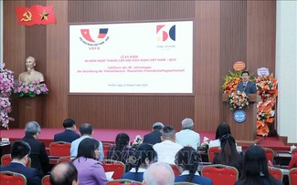 Feier zum 40. Gründungstag der vietnamesisch-deutschen Freundschaftsgesellschaft