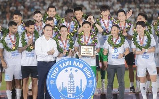 Thep Xanh Nam Dinh ist der Meister der V-League, Quy Nhon Binh Dinh steigt ab